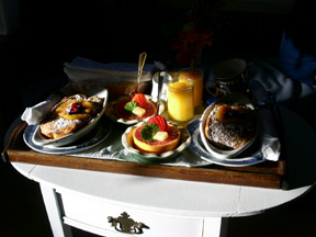 Breakfast the last morning